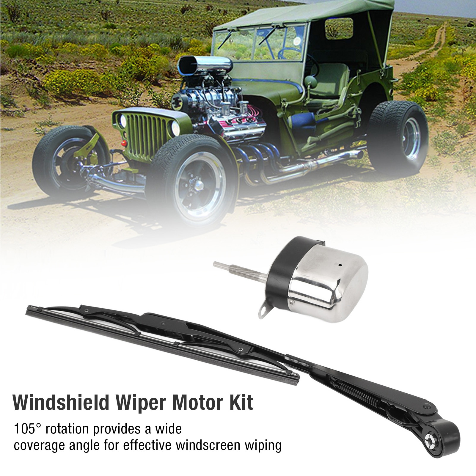 Electric Motor Windshield Wipe - Fishing Boat Trolling Motor review and price