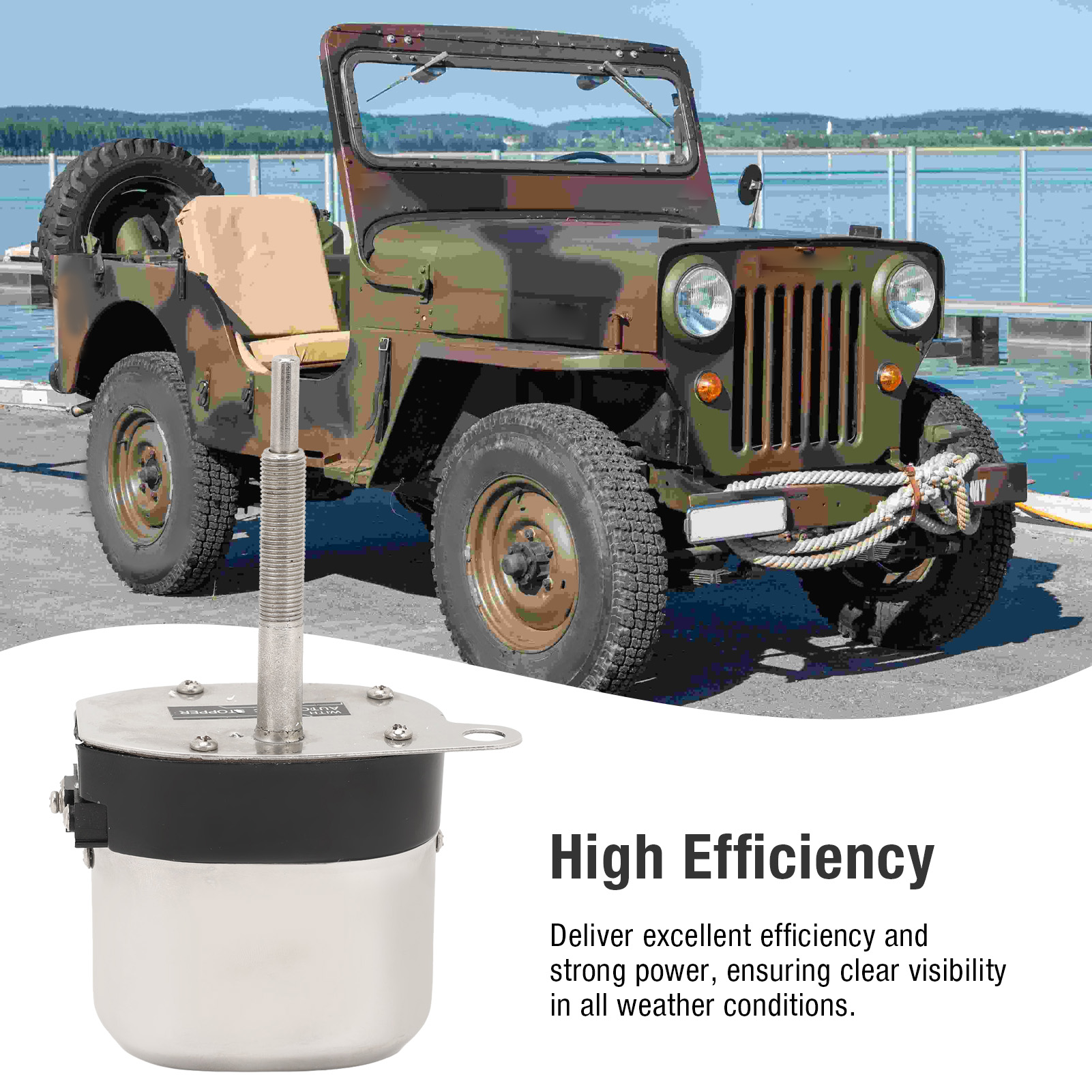 Electric Motor Windshield Wipe - Fishing Boat Trolling Motor review and price