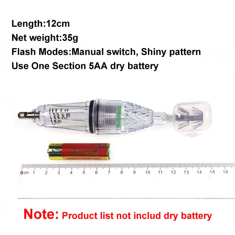 1pc 12cm 17cm 5AA Battery LED  - Fishing Boat Navigation Light review and price