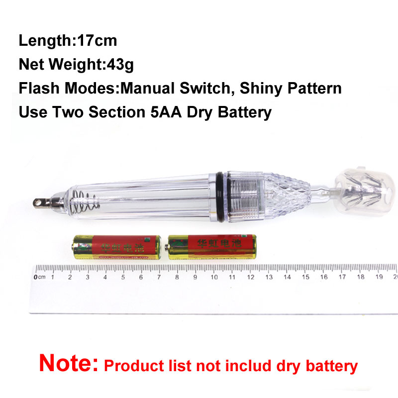 1pc 12cm 17cm 5AA Battery LED  - Fishing Boat Navigation Light review and price
