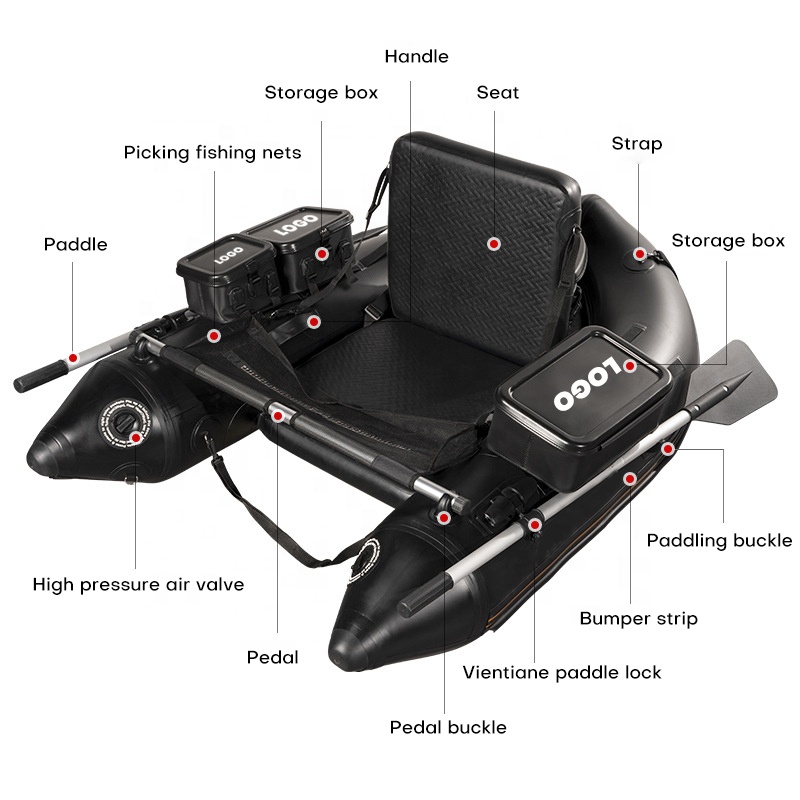 PVC Belly Boat Fishing Float T - Fishing Boat Inflatable review and price