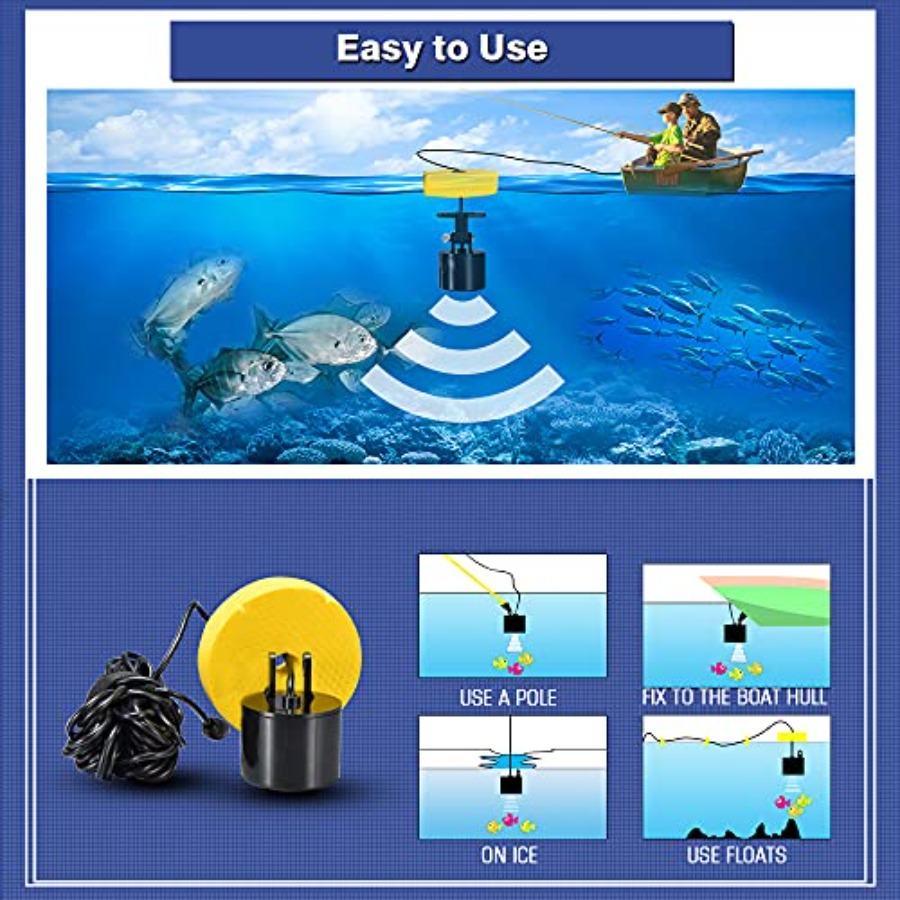 Kayak Portable Fish Depth Find - Fishing Boat Depth Finder review and price