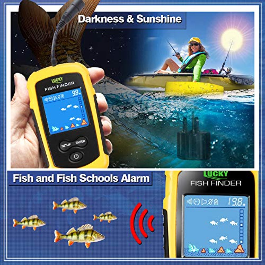 Kayak Portable Fish Depth Find - Fishing Boat Depth Finder review and price