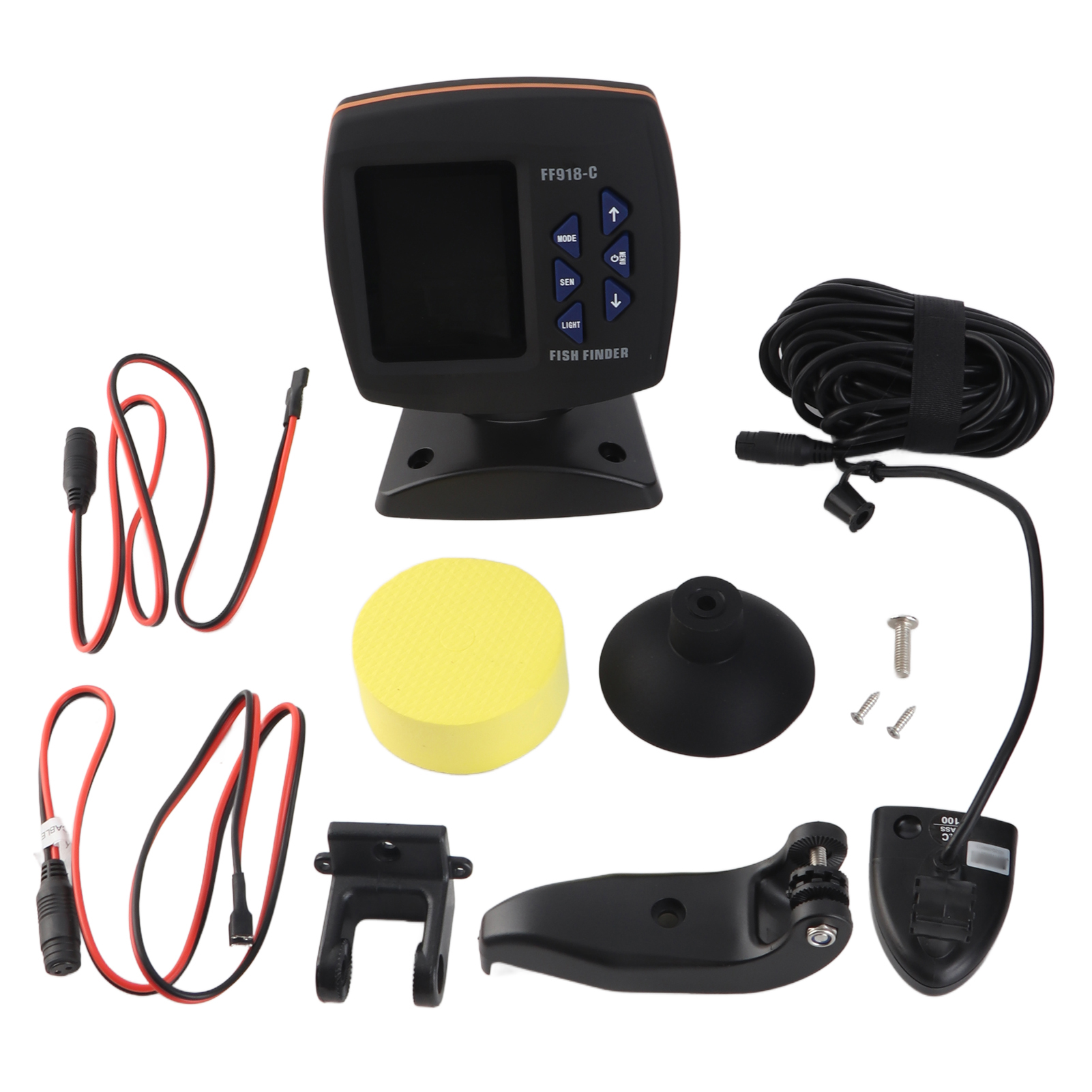 Color Screen Wired Fish Finder - Fishing Boat Depth Finder review and price