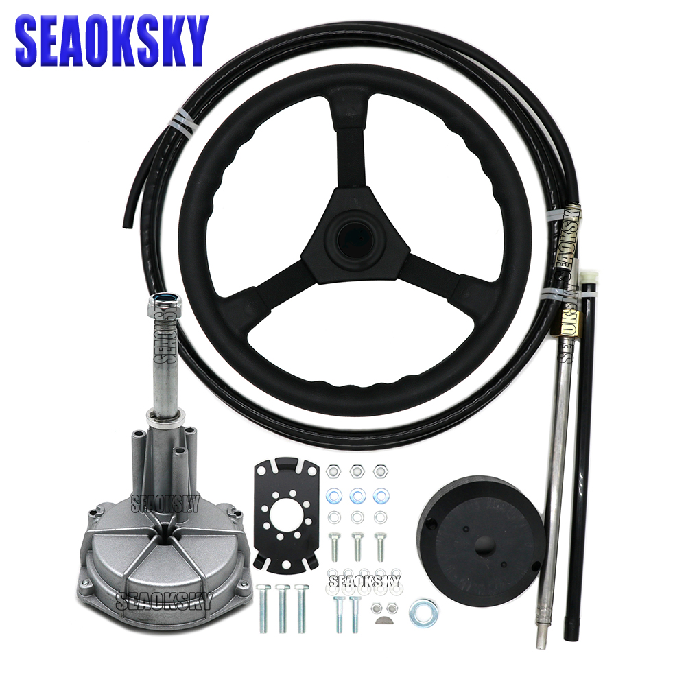 Outboard Boat Steering System  - Fishing Boat Steering Wheel review and price