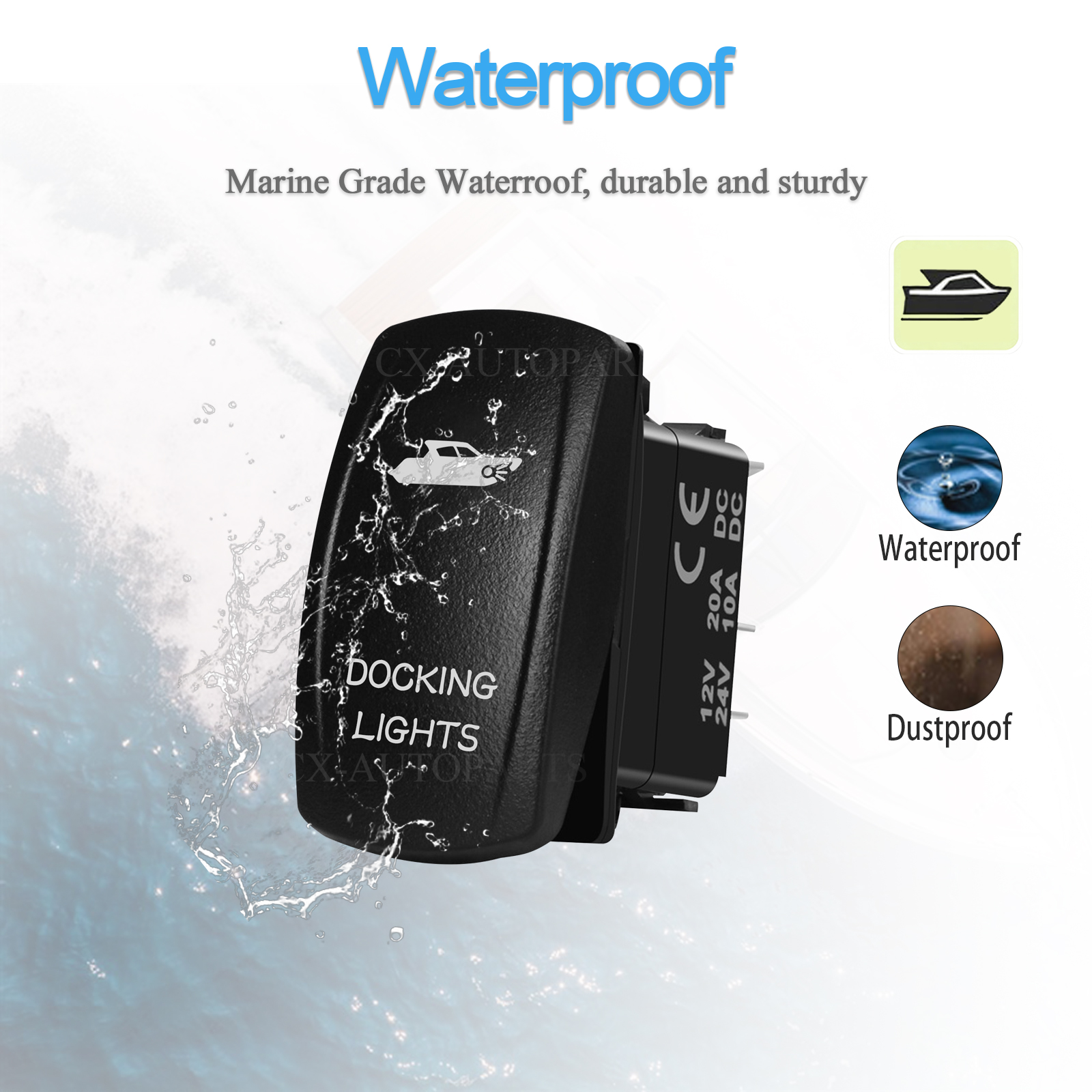 Marine Grade IP66 Rocker Switc - Fishing Boat Anchor review and price