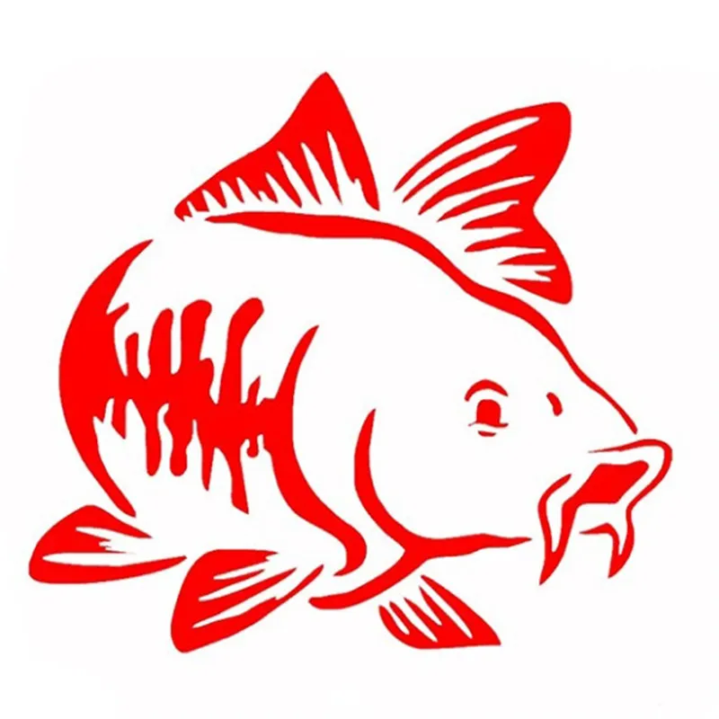Car Sticker Cartoon Carp Fishi - Fishing Boat Paddle review and price