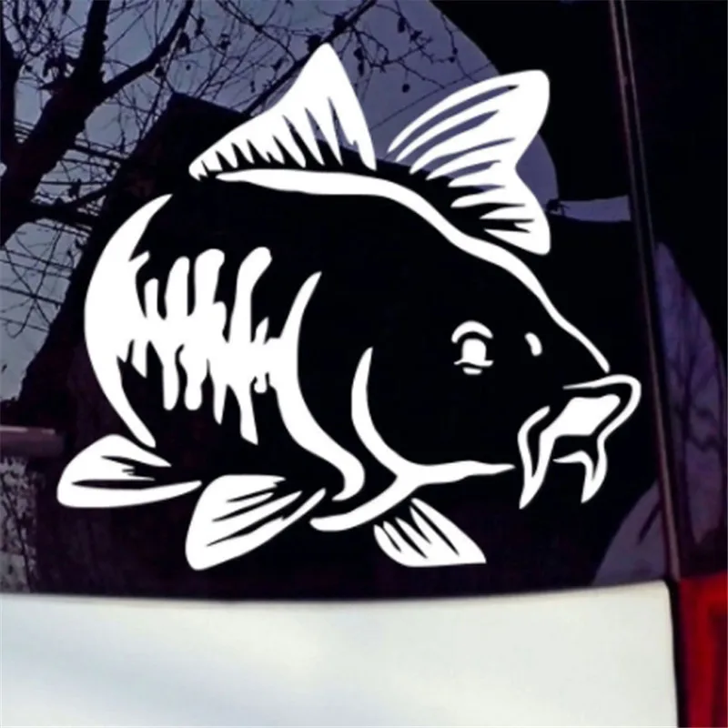 Car Sticker Cartoon Carp Fishi - Fishing Boat Paddle review and price