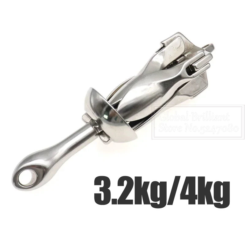 3.2KG/4KG Boat Stainless Steel - Fishing Boat Anchor review and price
