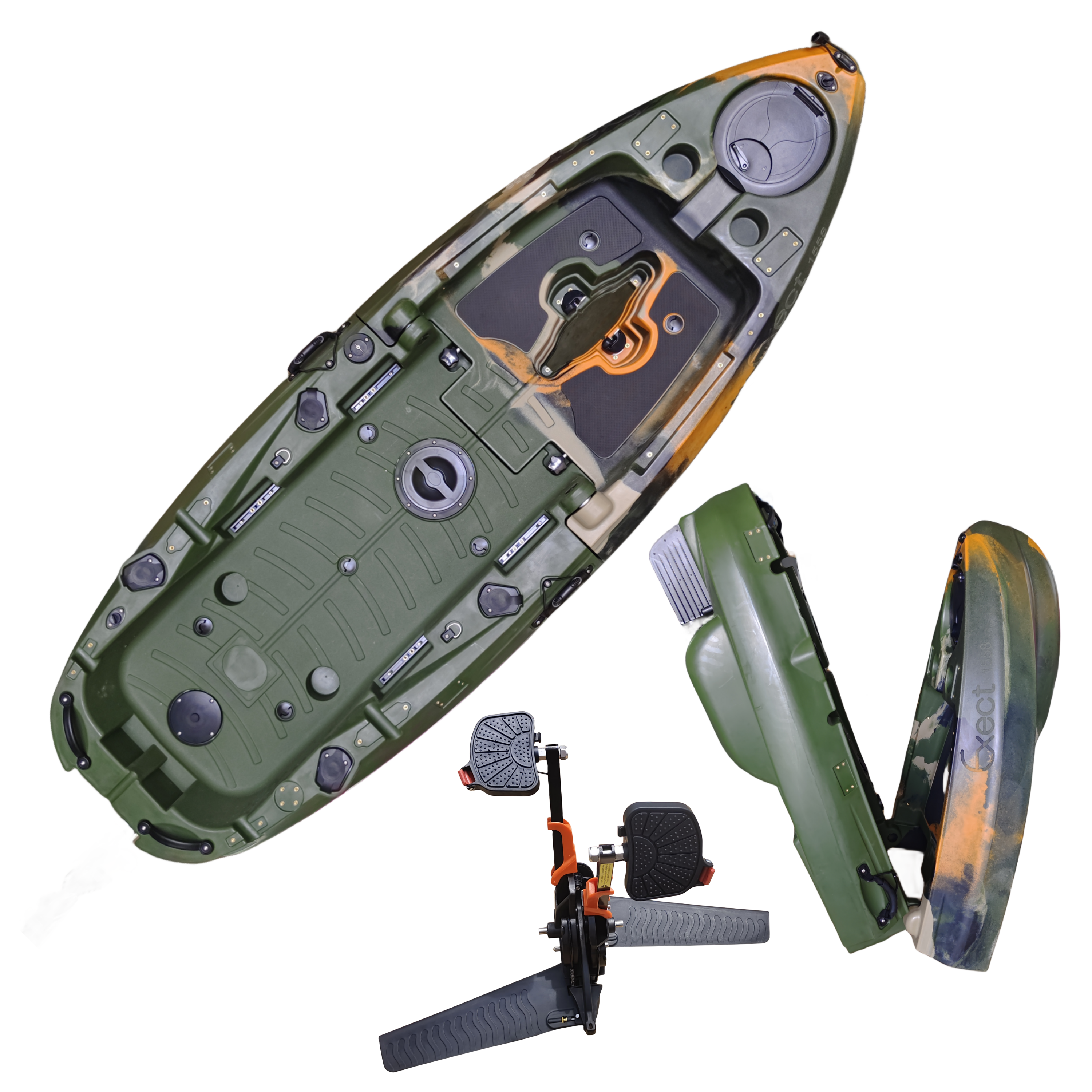 Plastic Kayak Pedal Kayak Fish - Fishing Boat Aluminum review and price