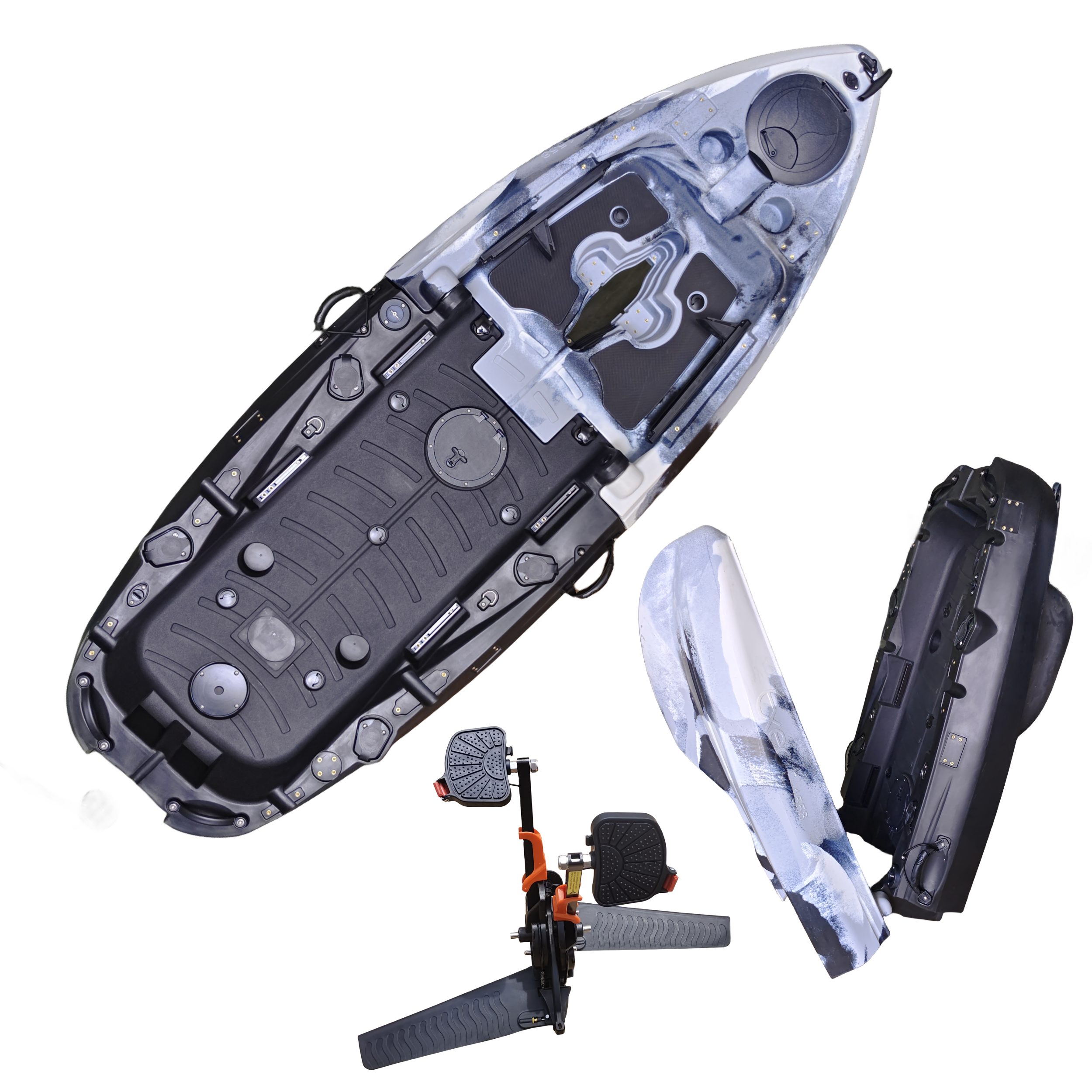 Plastic Kayak Pedal Kayak Fish - Fishing Boat Aluminum review and price