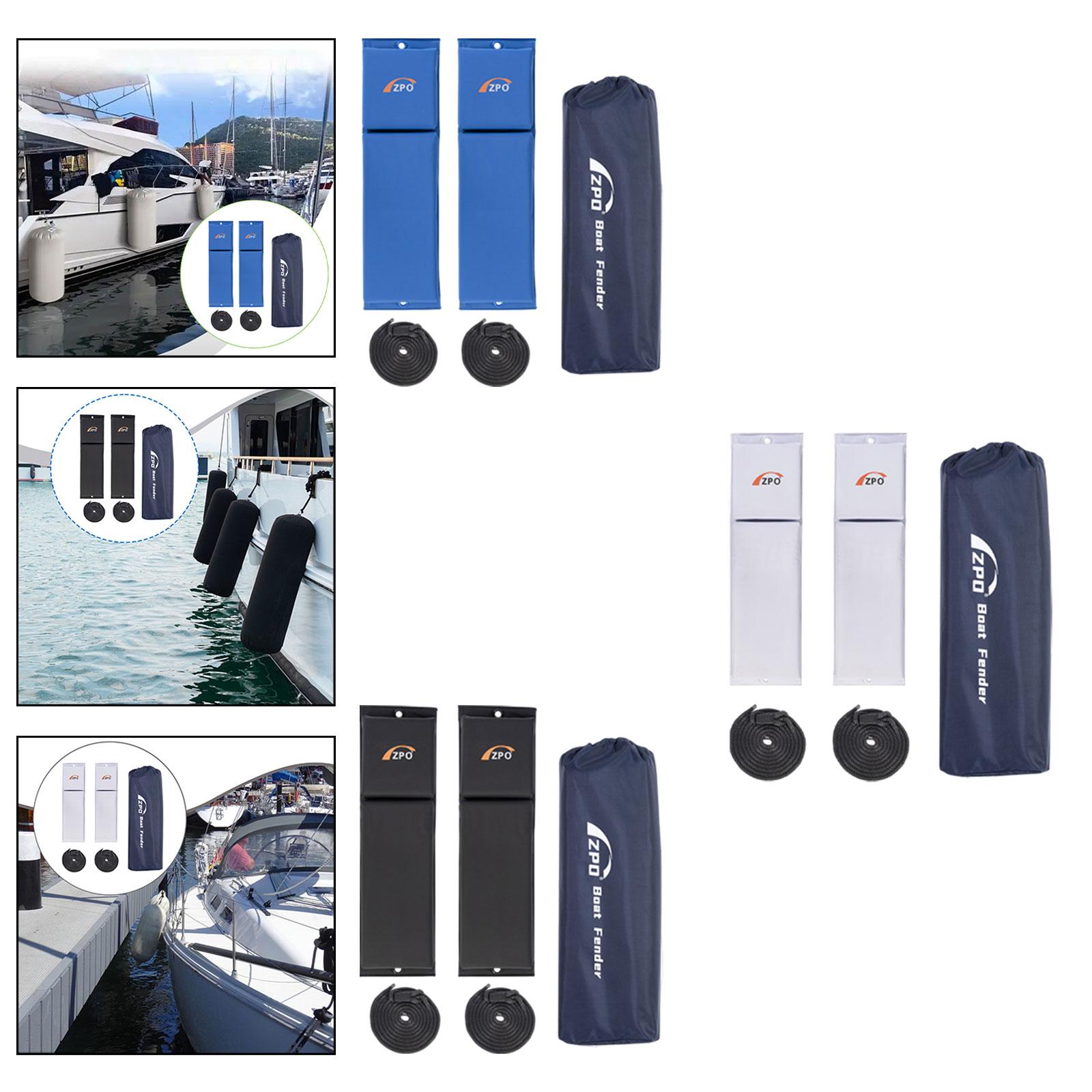 2Pcs Flat Boat Fender with Rop - Fishing Boat Paddle review and price