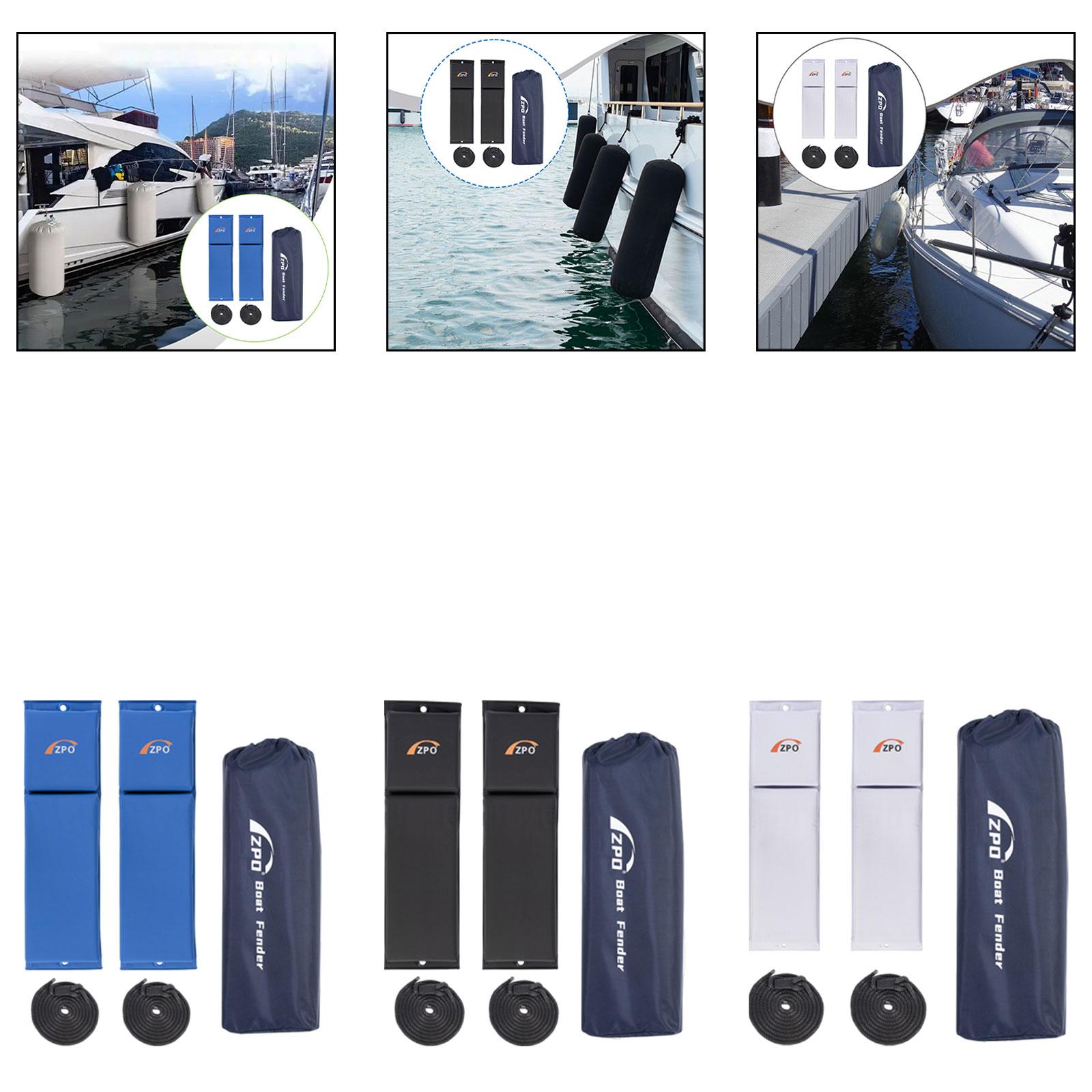 2Pcs Flat Boat Fender with Rop - Fishing Boat Paddle review and price