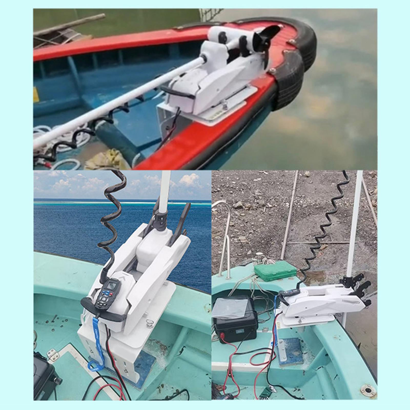 White Kayak Electric Motor Mou - Fishing Boat Trolling Motor review and price