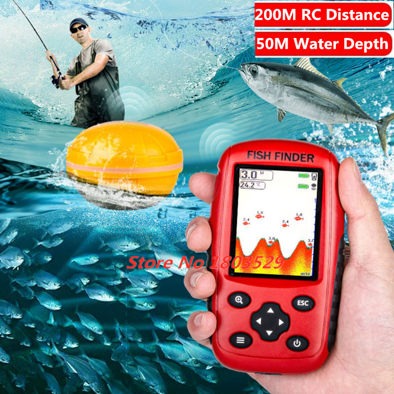 Update 200M Portable Sonar Fis - Fishing Boat Depth Finder review and price
