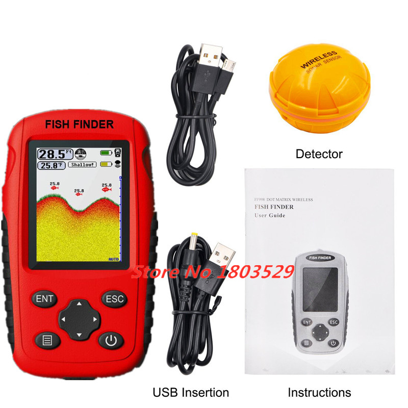 Update 200M Portable Sonar Fis - Fishing Boat Depth Finder review and price