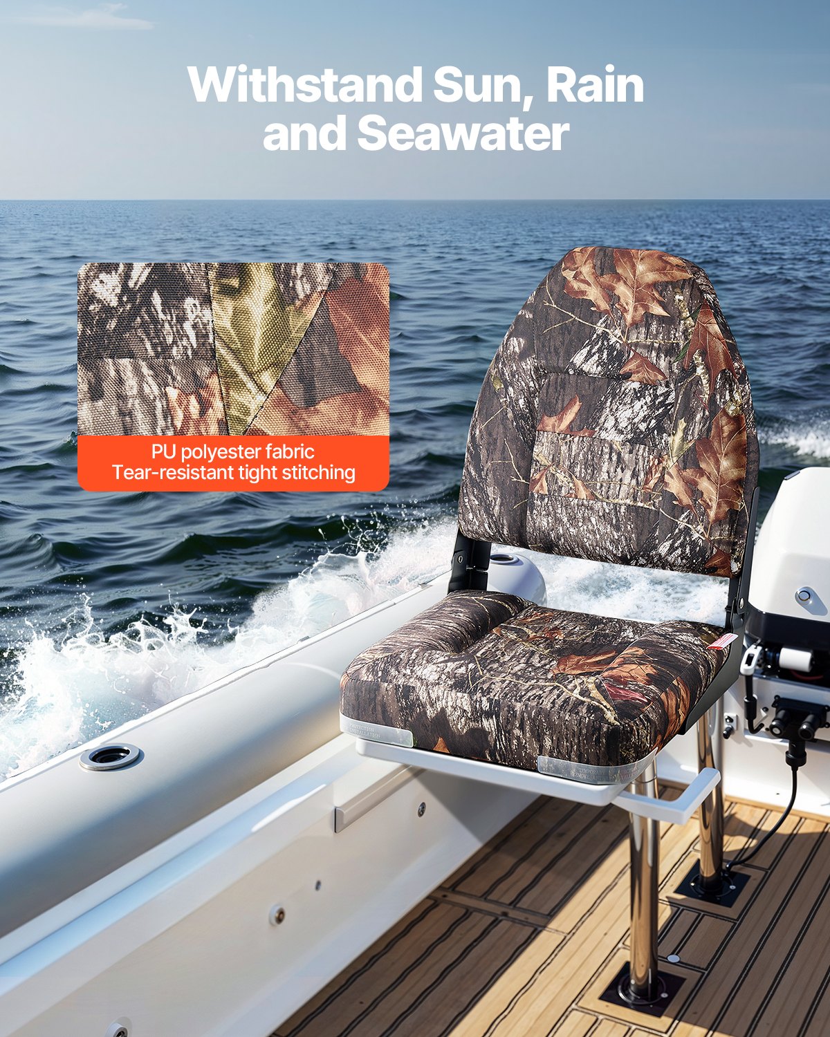 Boat Seat, High Backrest, Fold - Fishing Boat Aluminum review and price