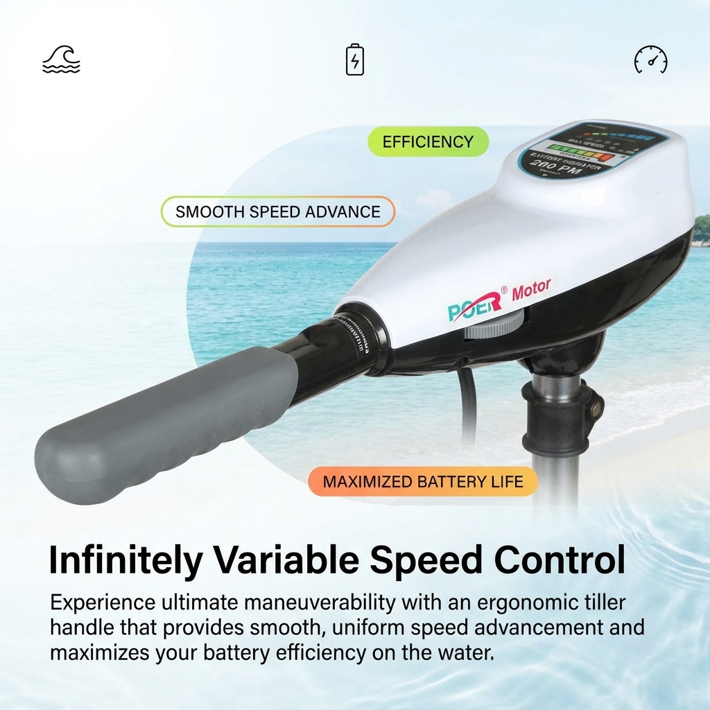 240LBS 300LBS High Thrust Brus - Fishing Boat Trolling Motor review and price