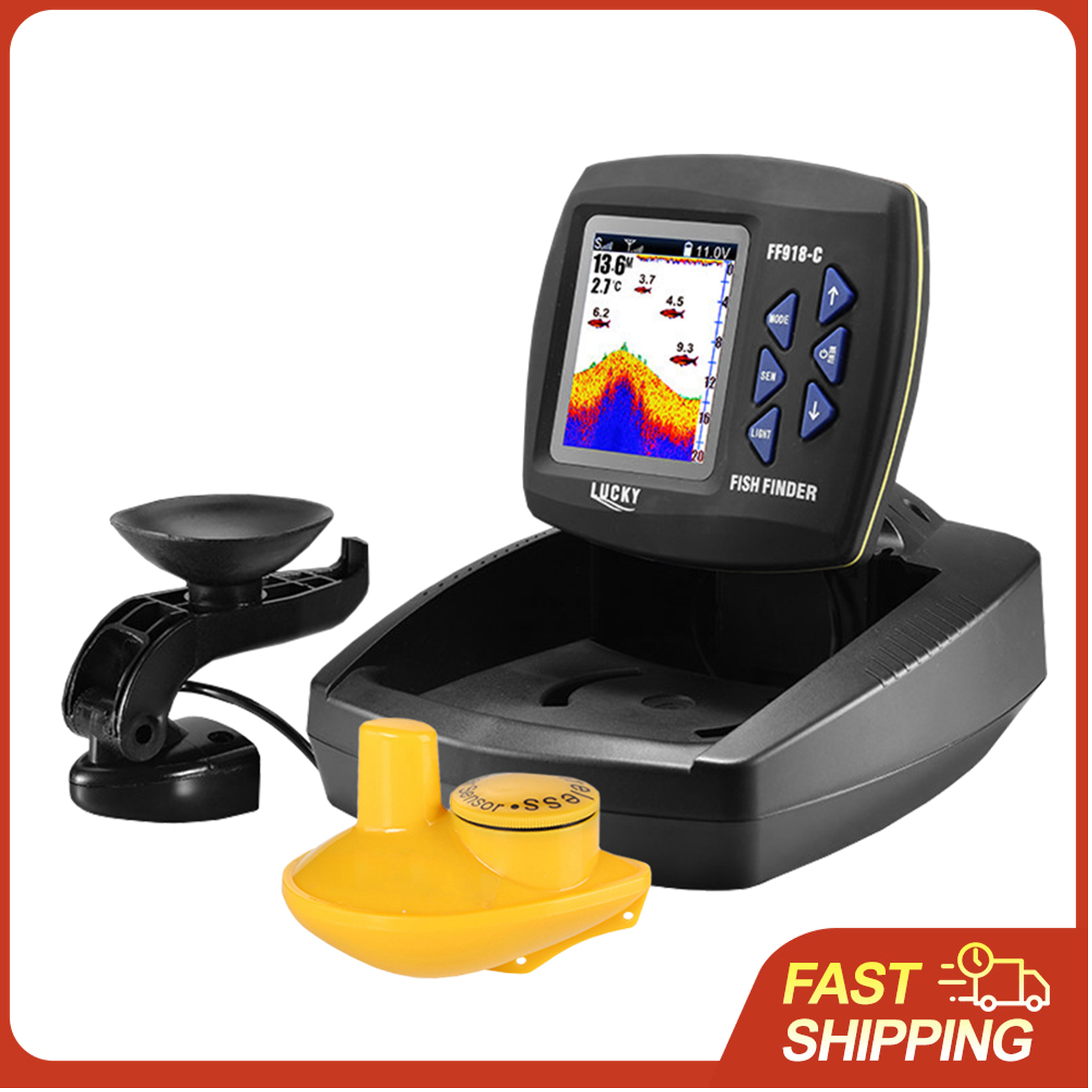 Portable Fish Finder Wireless  - Fishing Boat Depth Finder review and price