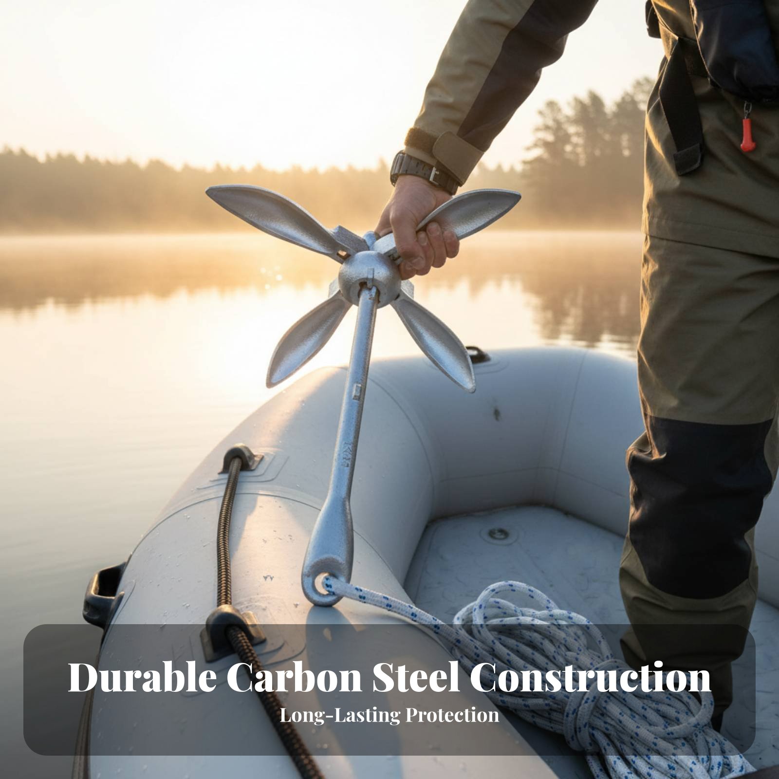 Lotus Anchor Foldable Carbon S - Fishing Boat Anchor review and price