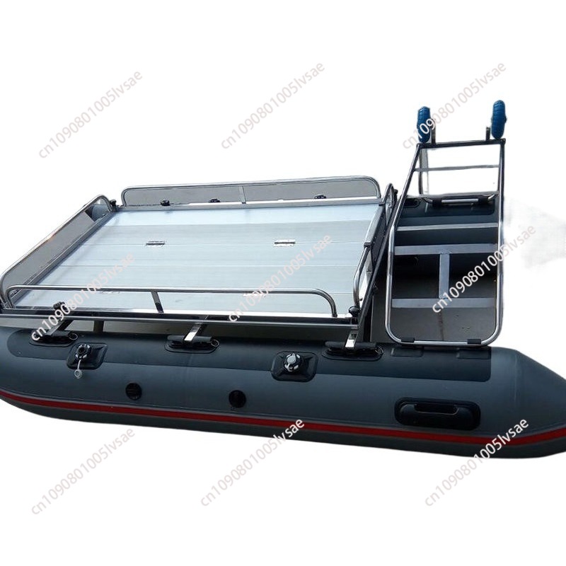 Aluminium Deck PVC Pontoon 1/2 - Fishing Boat Inflatable review and price
