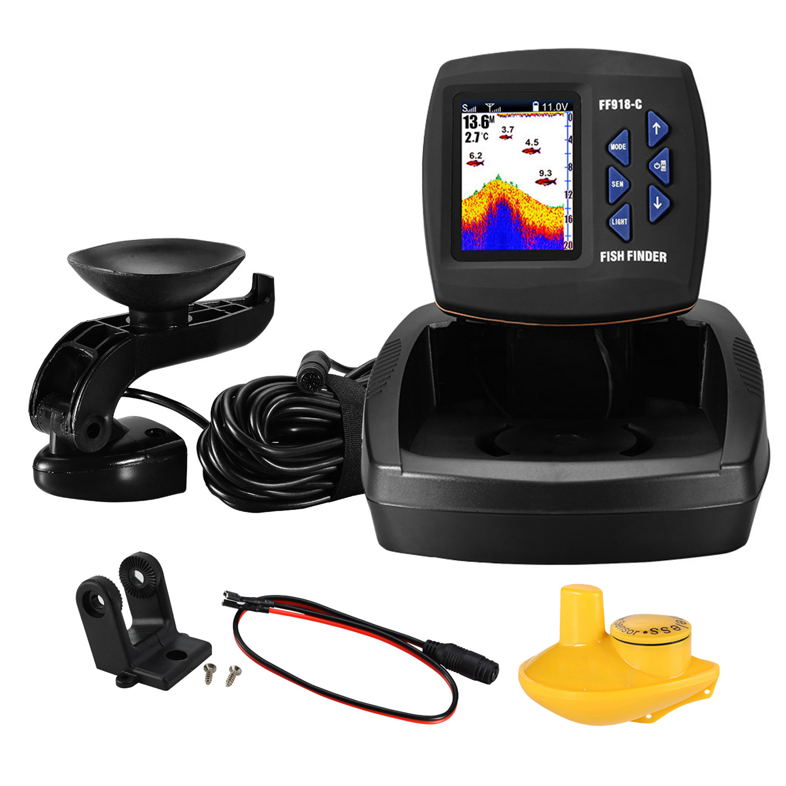 Fish Finder Wireless Sonar Sen - Fishing Boat Depth Finder review and price