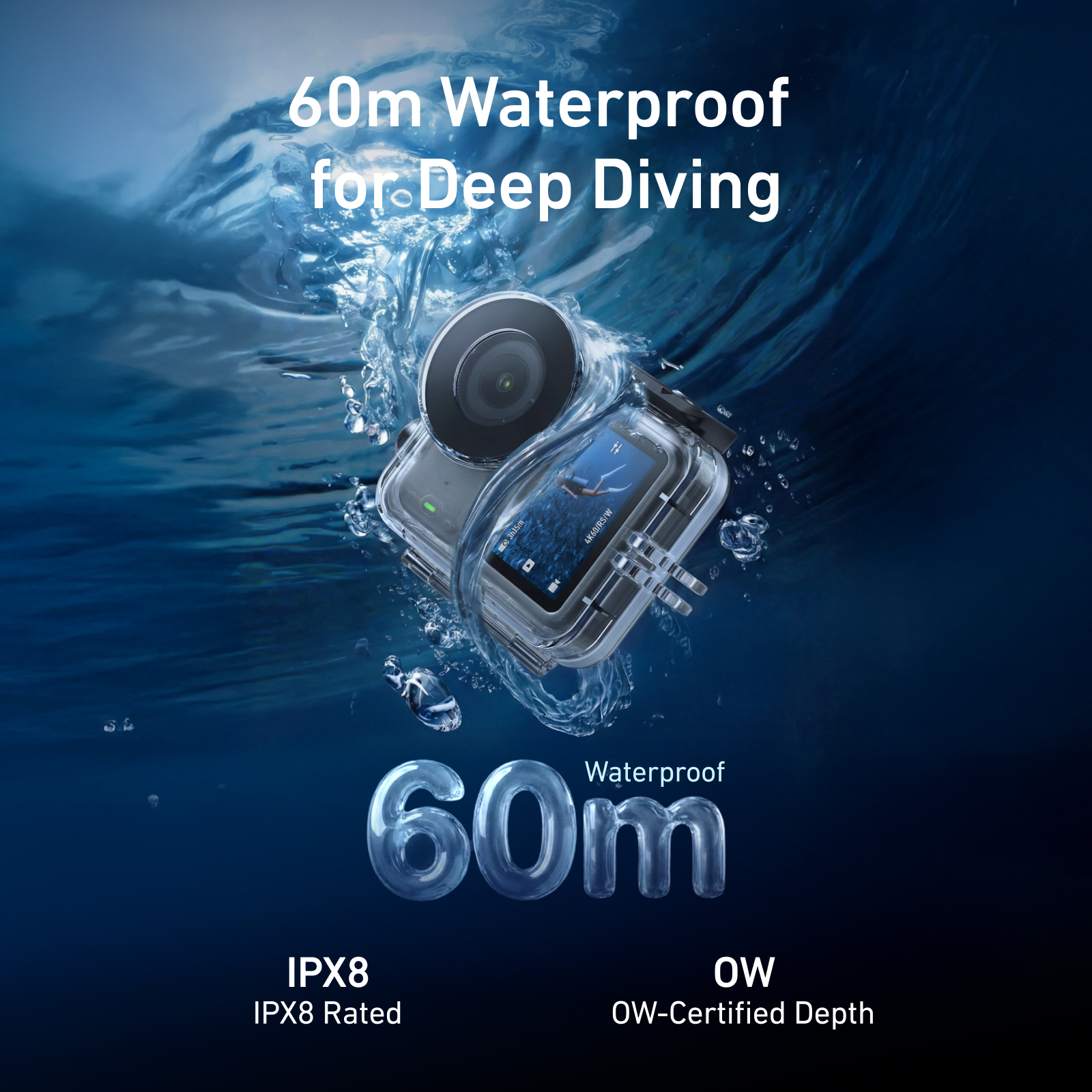 TELESIN 60M Diving Waterproof  - Fishing Boat Cover review and price