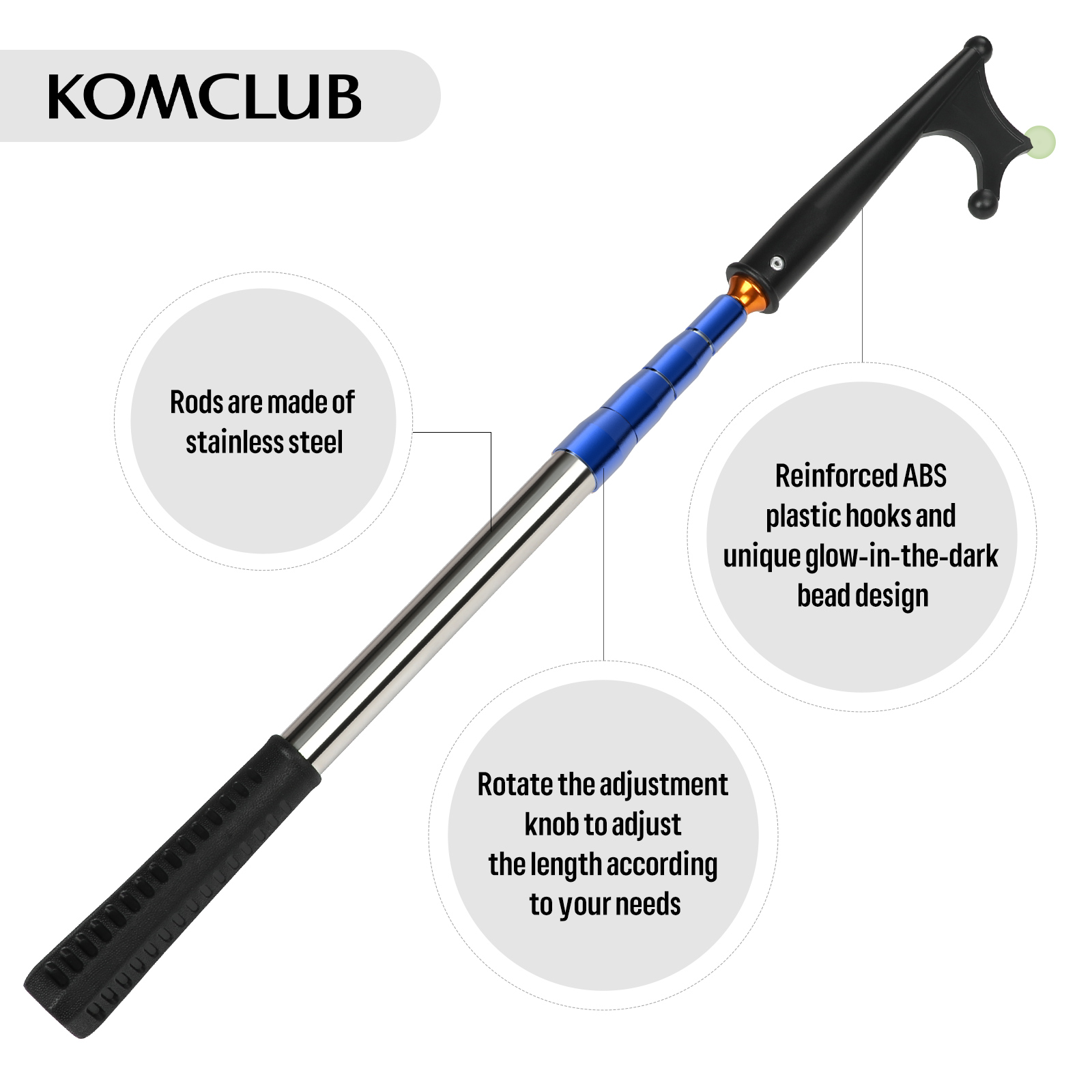 SANLIKE Telescoping Boat Hooks - Fishing Boat Oar review and price