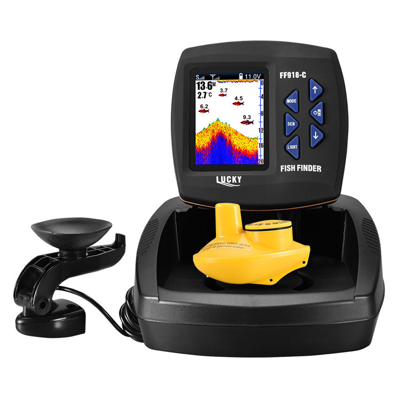 Portable Fish Finder Wireless  - Fishing Boat Depth Finder review and price