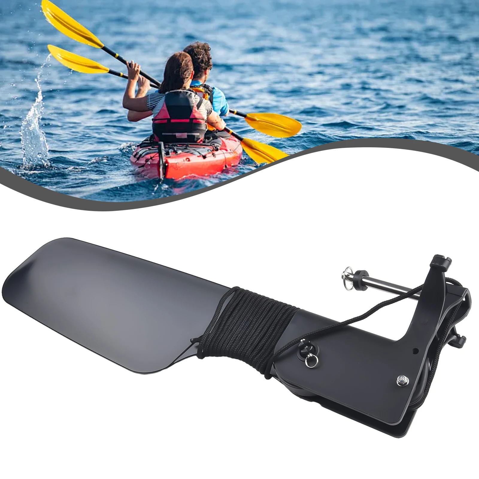 For Kayak Big Tail Rudder with - Fishing Boat Steering Wheel review and price