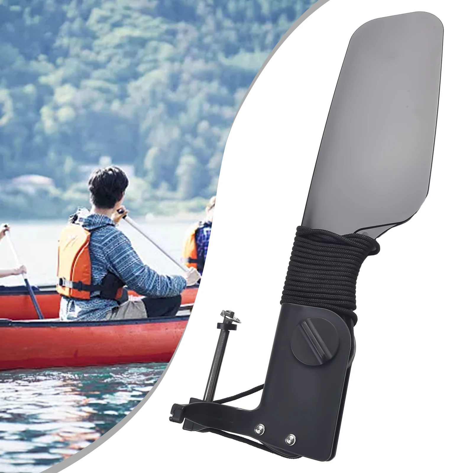 For Kayak Big Tail Rudder with - Fishing Boat Steering Wheel review and price