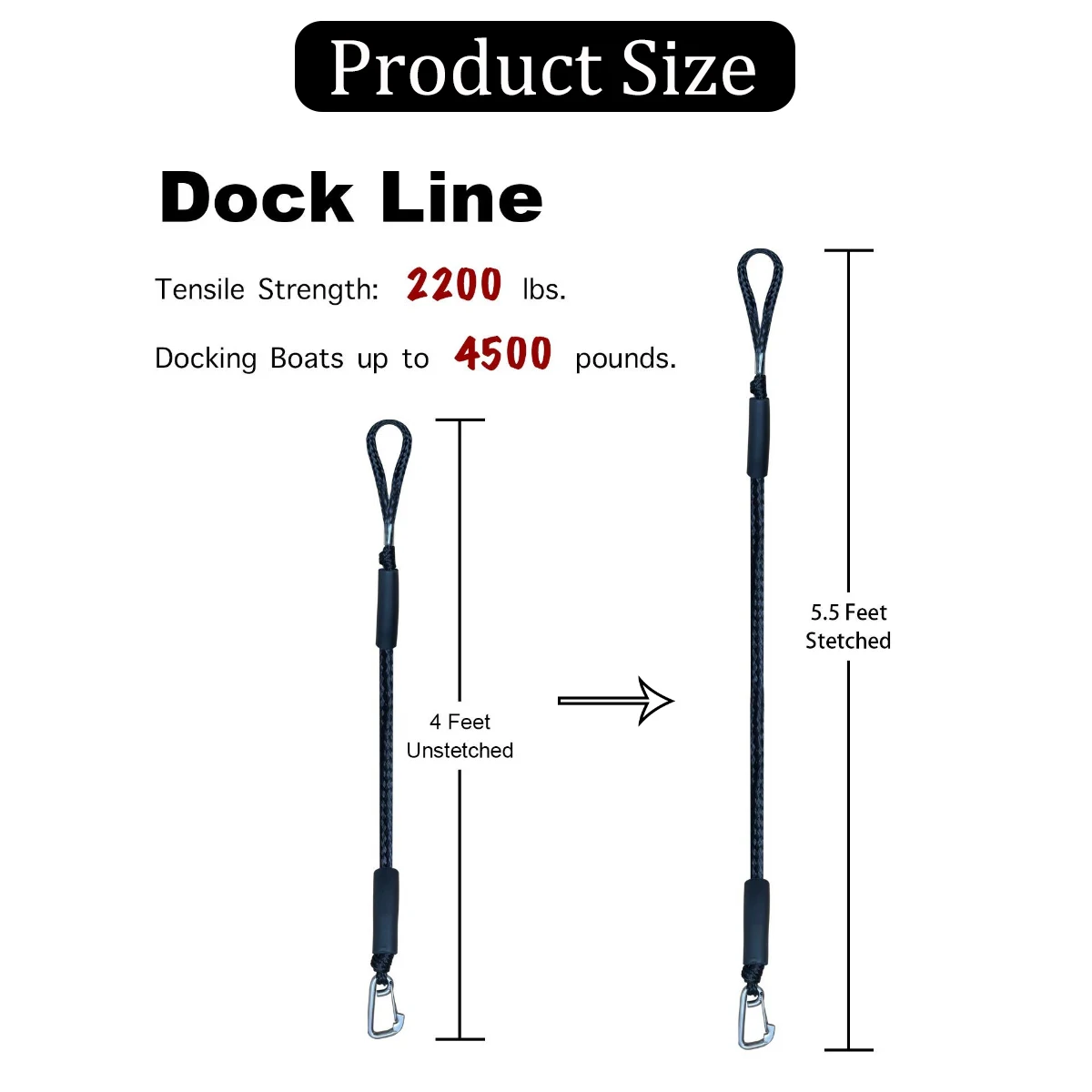 2/1PCS Elastic Bungee Mooring  - Fishing Boat Anchor review and price