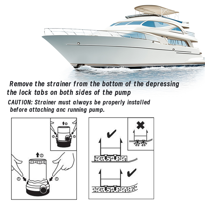2000GPH Marine Water Bilge Pum - Fishing Boat Bilge Pump review and price
