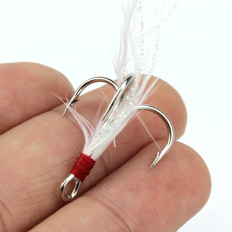 5pcs 4#6#Tied hair three ancho - Fishing Boat Anchor review and price