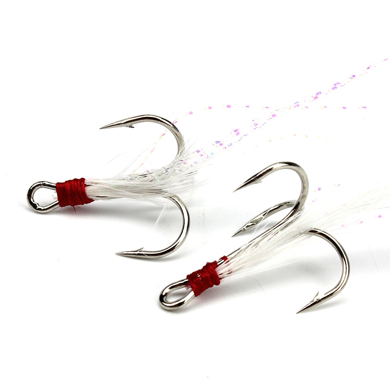 5pcs 4#6#Tied hair three ancho - Fishing Boat Anchor review and price