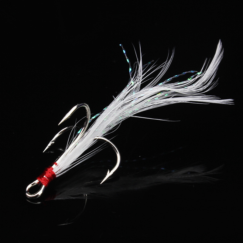 5pcs 4#6#Tied hair three ancho - Fishing Boat Anchor review and price