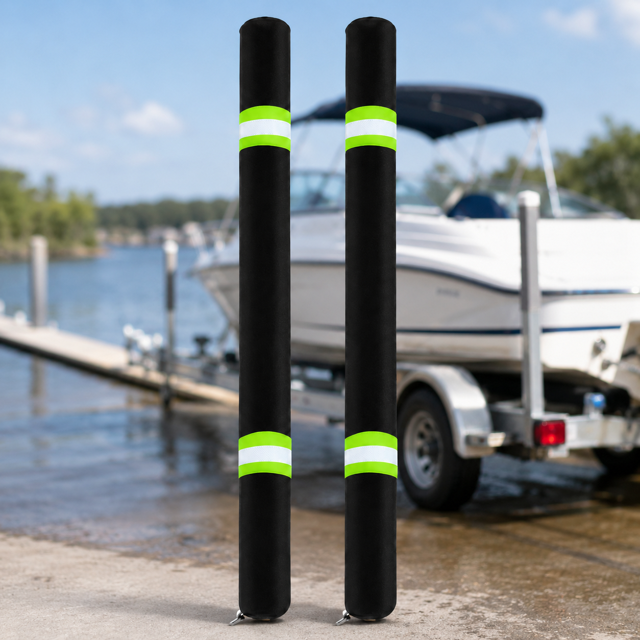 2Pcs Boat Trailer Guide Pole C - Fishing Boat Cover review and price
