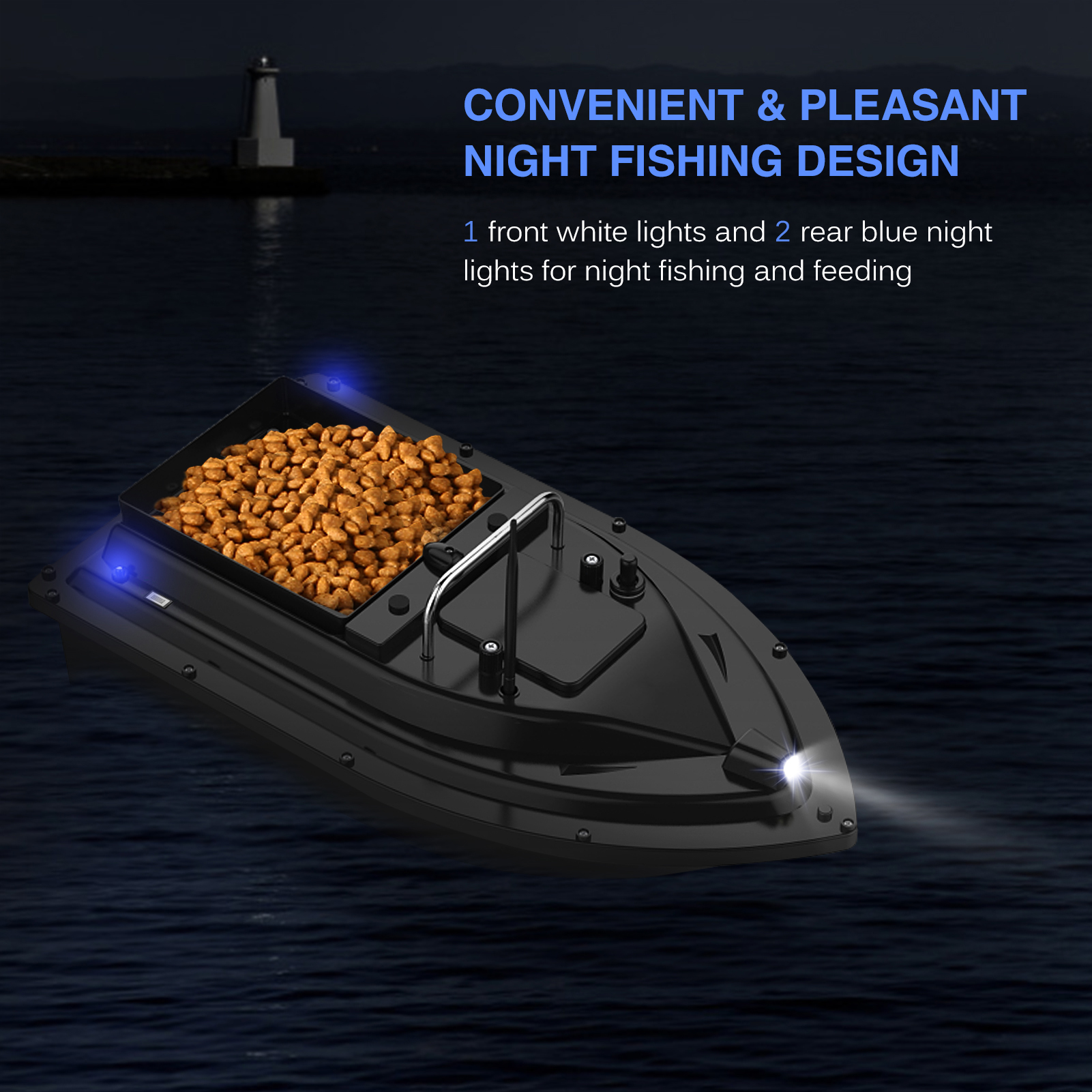 D16E GPS Fishing Bait Boat wit - Fishing Boat Gps review and price